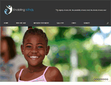 Tablet Screenshot of enablingminds.com